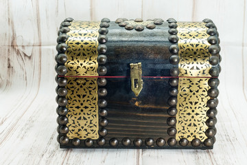 Wooden chest casket