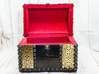 Wooden chest casket