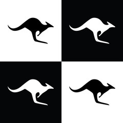 kangaroo icon illustration isolated vector sign symbol
