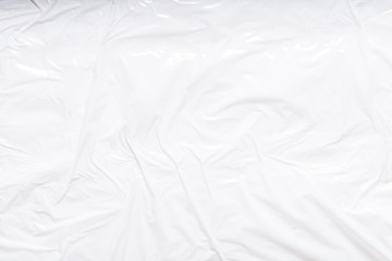 White plastic polythene textured backgrouns, copy space