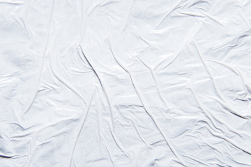 White plastic polythene textured backgrouns, copy space
