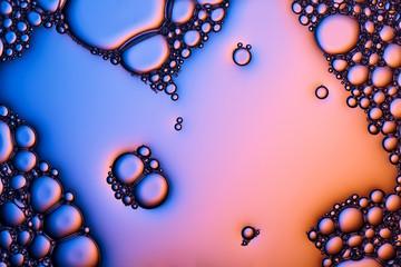 Soap bubbles texture, abstract background