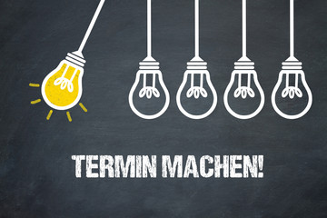 Fototapeta premium Termin machen! 