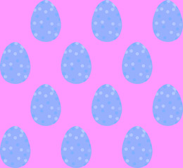 Seamless pattern, backgrounds, textures of colored abstract Easter eggs. Watercolor decorative drawing