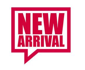 red vector banner new arrival