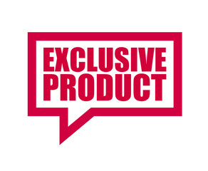 red vector banner exclusive product
