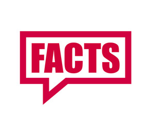 red vector banner facts