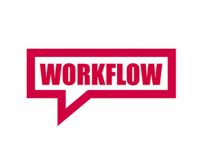 red vector banner workflow