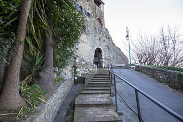 Obraz premium The medieval village of Haut de Cagnes on the french riviera.