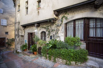 The medieval village of Haut de Cagnes on the french riviera.