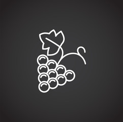 Autumn related icon on background for graphic and web design. Simple illustration. Internet concept symbol for website button or mobile app