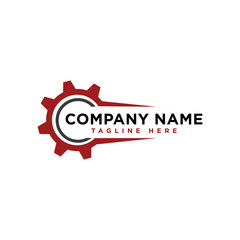 Gear Automotive Logo Design Template