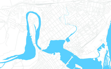 Syzran, Russia bright vector map