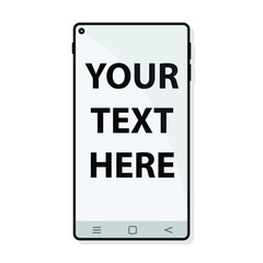 SMARTPHONE MOCKUP VECTOR DESIGN READY TO USE