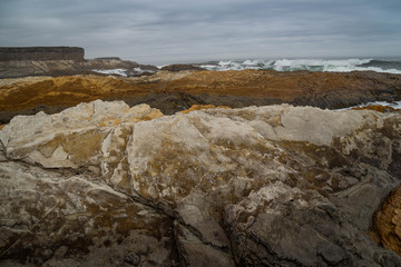 Coloured rocks at Montana de Oro, California