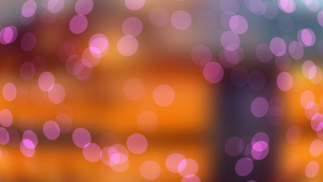 Abstract bokeh on a colored background