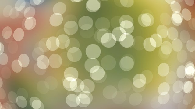 Abstract bokeh on a colored background