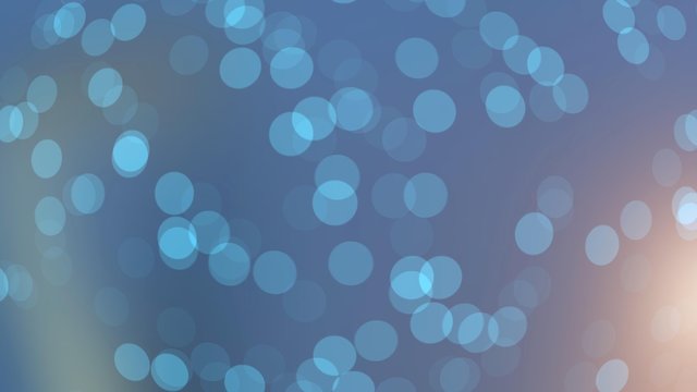 Abstract bokeh on a colored background