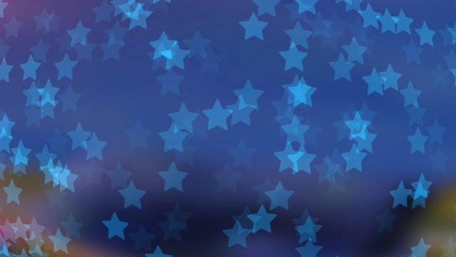 Abstract bokeh on a colored background