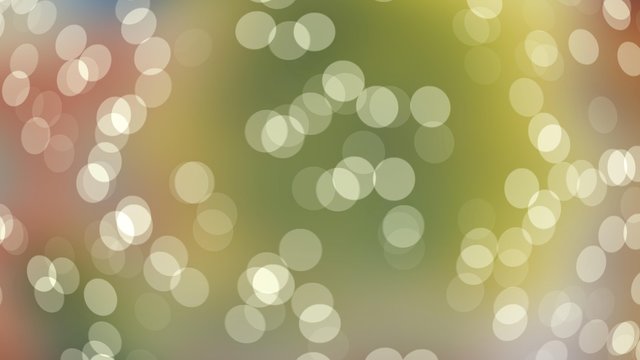 Abstract bokeh on a colored background