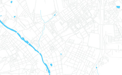 Serpukhov, Russia bright vector map