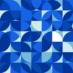 Creative seamless abstract geometrical shape pattern