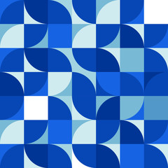 Creative seamless abstract geometrical shape pattern