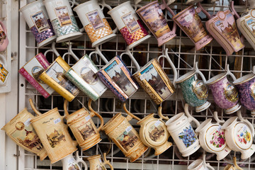Karlovy Vary famous souvenirs mugs