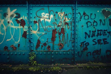 Foto op Plexiglas rust and graffiti © INFINITY