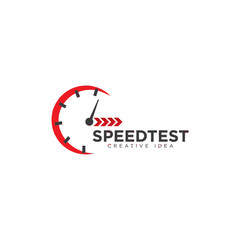 Speedometer Race Logo Design Vector