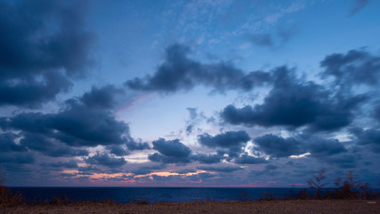 Obraz premium Beautiful cloudscape over Black sea
