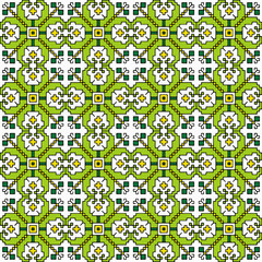 Bulgarian folk motif shevitsa pattern, Beautifull print on demand design,  Geometric background, Abstract wallpaper, Jewelry design, Cross stitch pattern, Ethnic motif isolated on white background