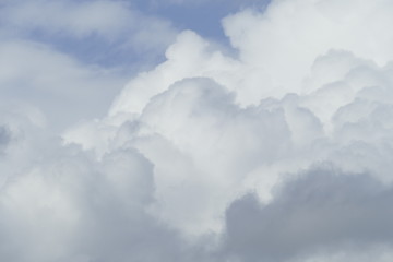 Weisse Wolken, Blauer Himmel, Hintergrundbild, Deutschland, Europa