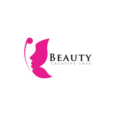 Unique Beauty Logo Design template and vector