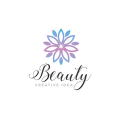Naklejka na ściany i meble Unique Beauty Logo Design template and vector
