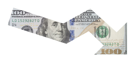 Macro shot of a new 100 dollar bill. - 315638516