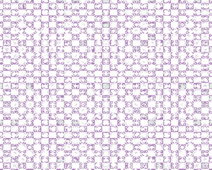 Seamless vector pattern in ornamental style. Geometric desing texture for wallpaper and gifts.