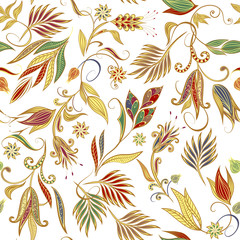 Seamless pattern in ethnic traditional style.
