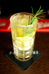 Cocktail on a restaurant table