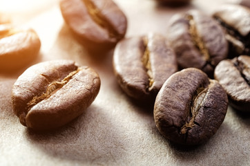 Obraz premium Coffee grains