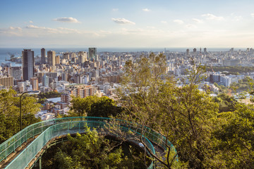 諏訪山から眺める神戸市