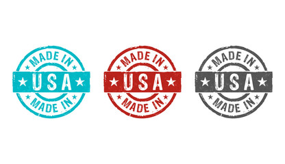 Obraz premium Made in USA stamp and stamping