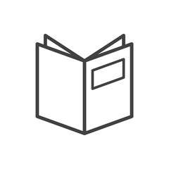 book - education icon vector design template