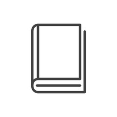 book - education icon vector design template