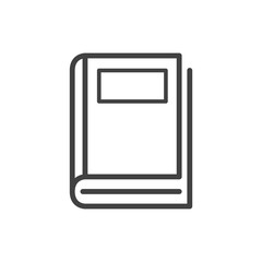 book - education icon vector design template