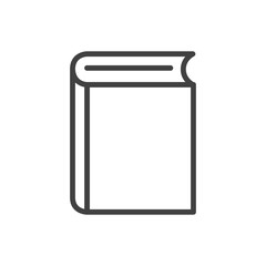 book - education icon vector design template