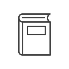 book - education icon vector design template