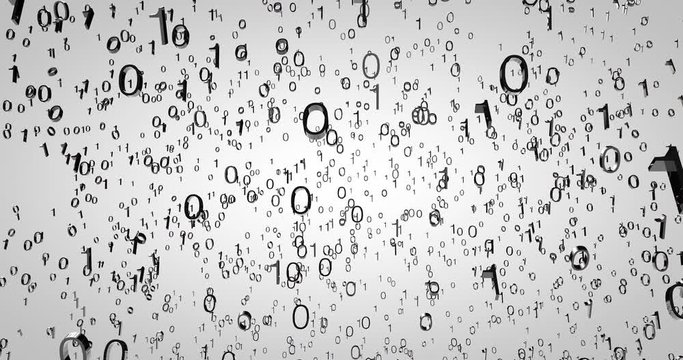 Bytes Particles Background with alpha channel