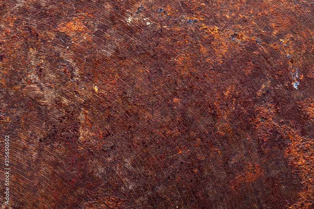 Poster old metal texture with rust.