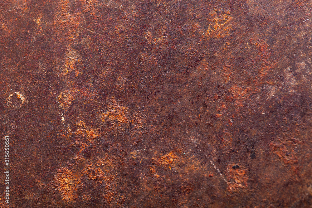 Poster old metal texture with rust.